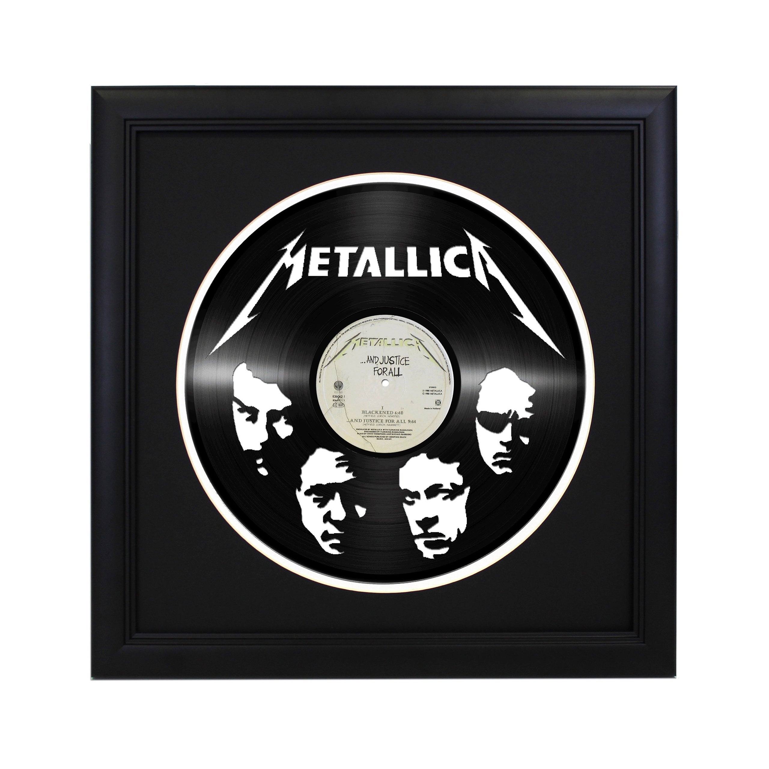 Metallica Vinyl Record Art 