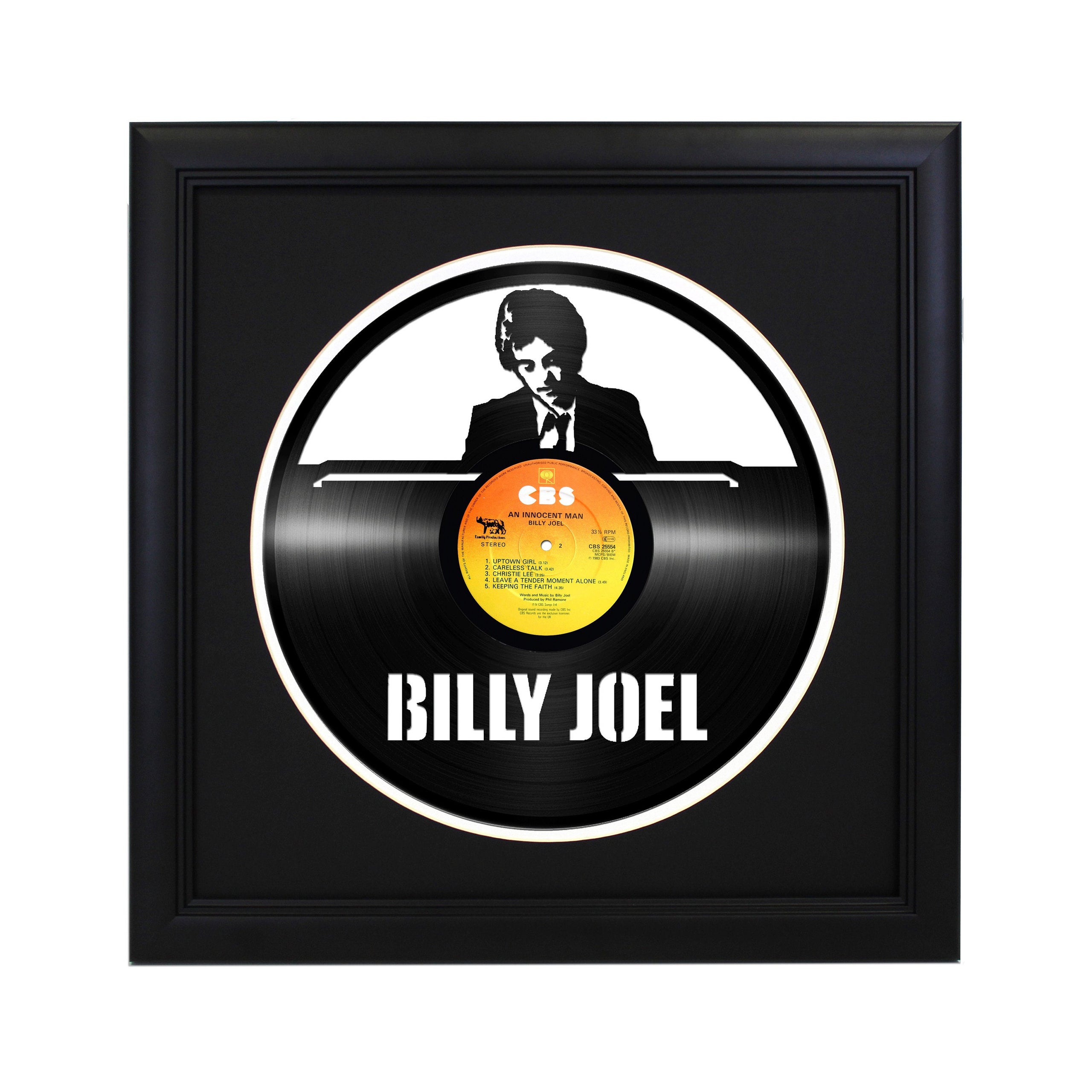 igennem absorption Nøjagtighed Framed & Ready To Hang Die Cut Vinyl Record - Billy Joel